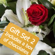 Gift Set 2 - Romantic Florist Choice Bouquet